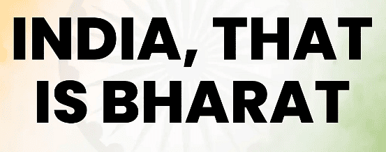 Chapter Notes: India, That Is Bharat